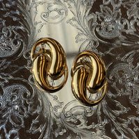Capri Swirl Earrings - Gold