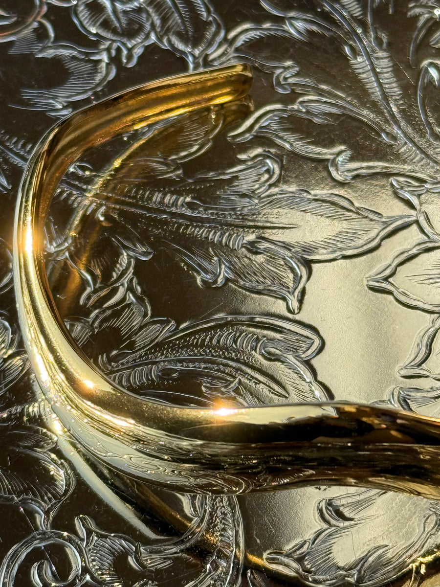 Roma Squiggle Cuff - Gold