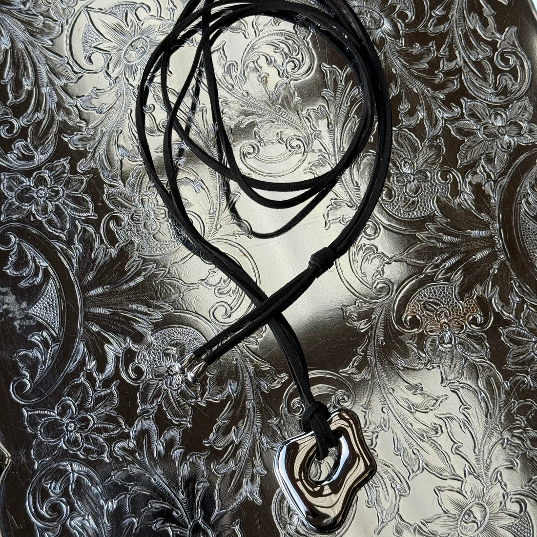 Rush Wrap Necklace - Silver