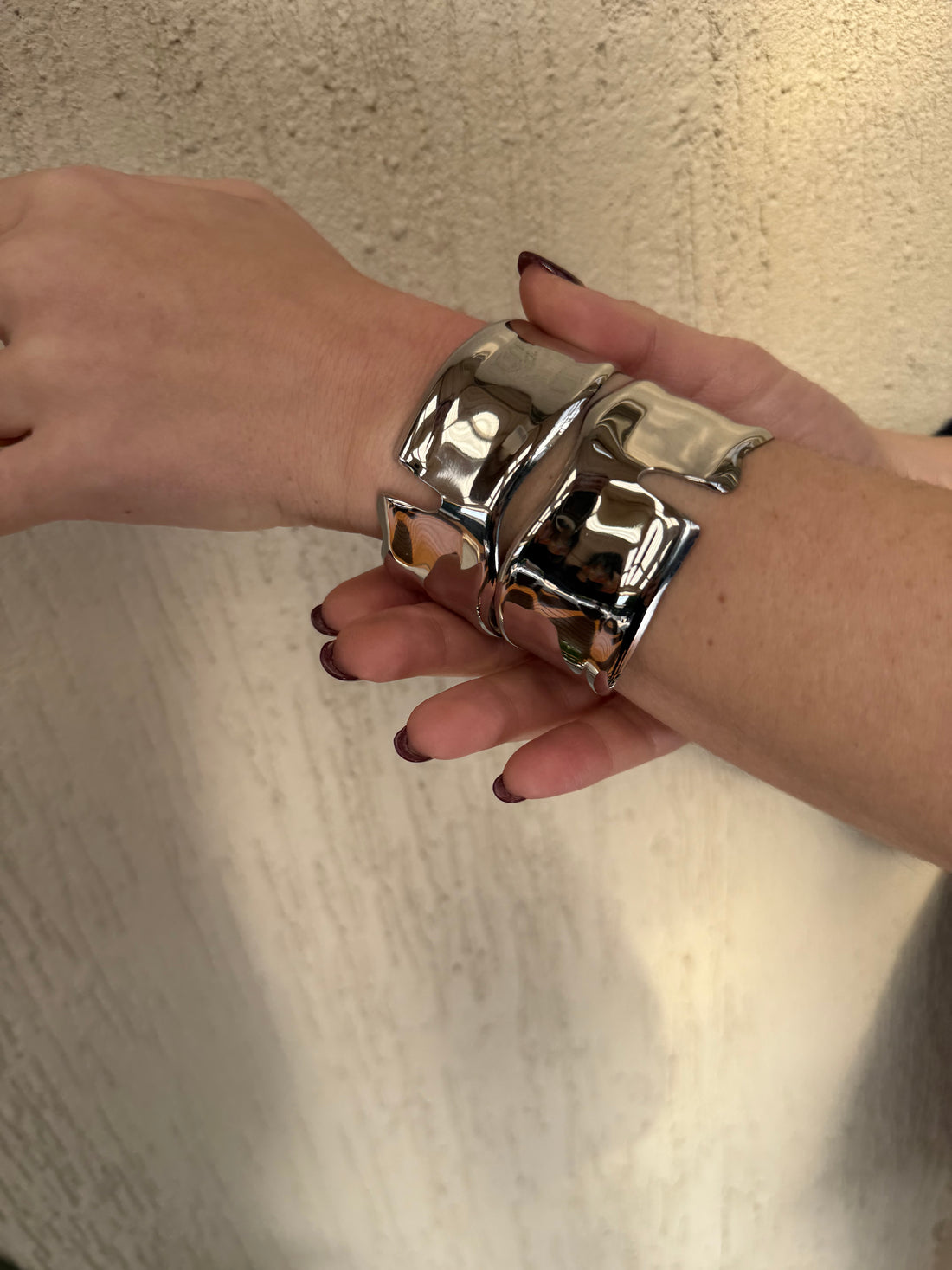 Aston Irregular Cuff - Silver