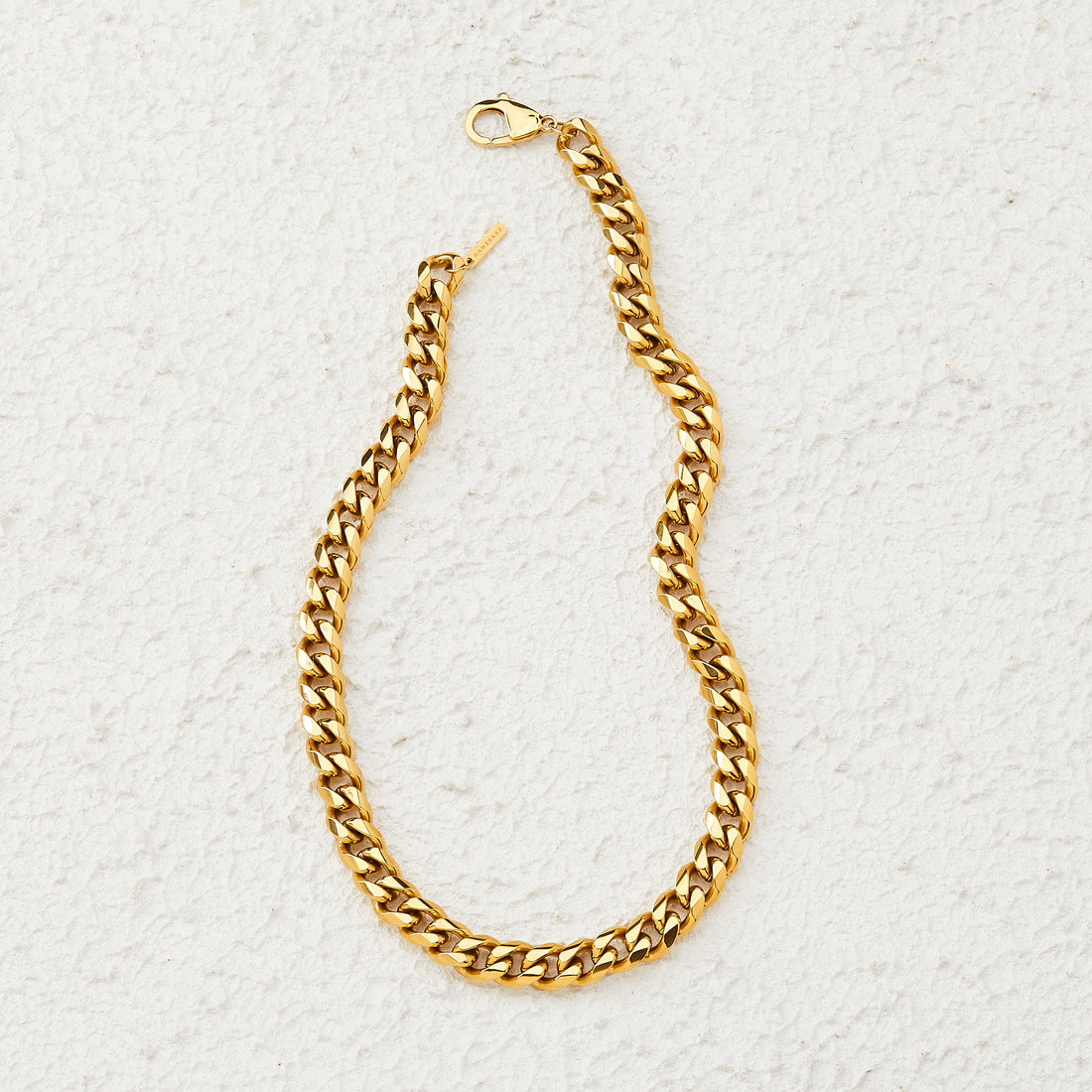 AXEL CURB NECKLACE | GOLD | 45CM