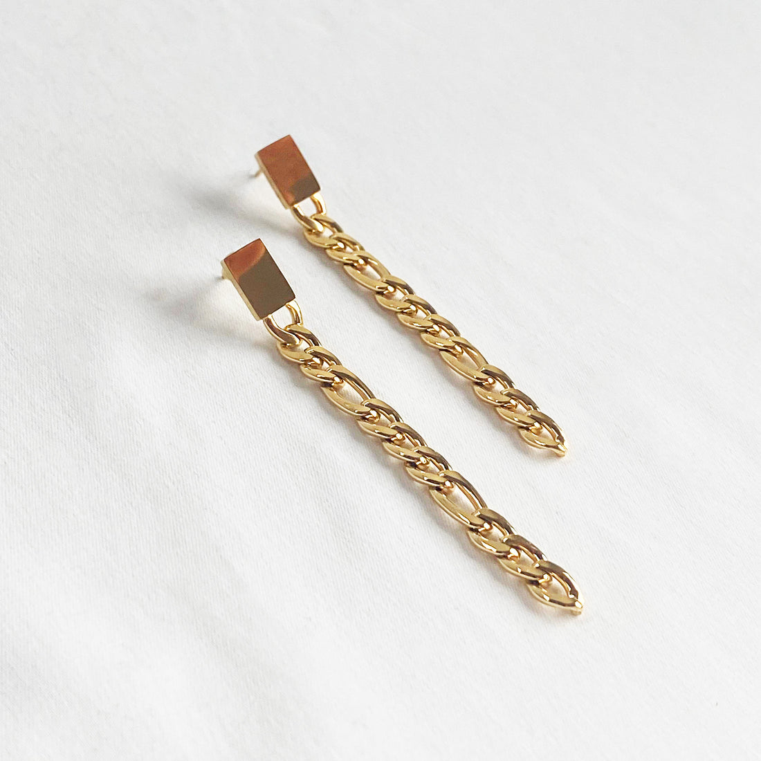 RENELL FIGARO DROP EARRINGS | GOLD