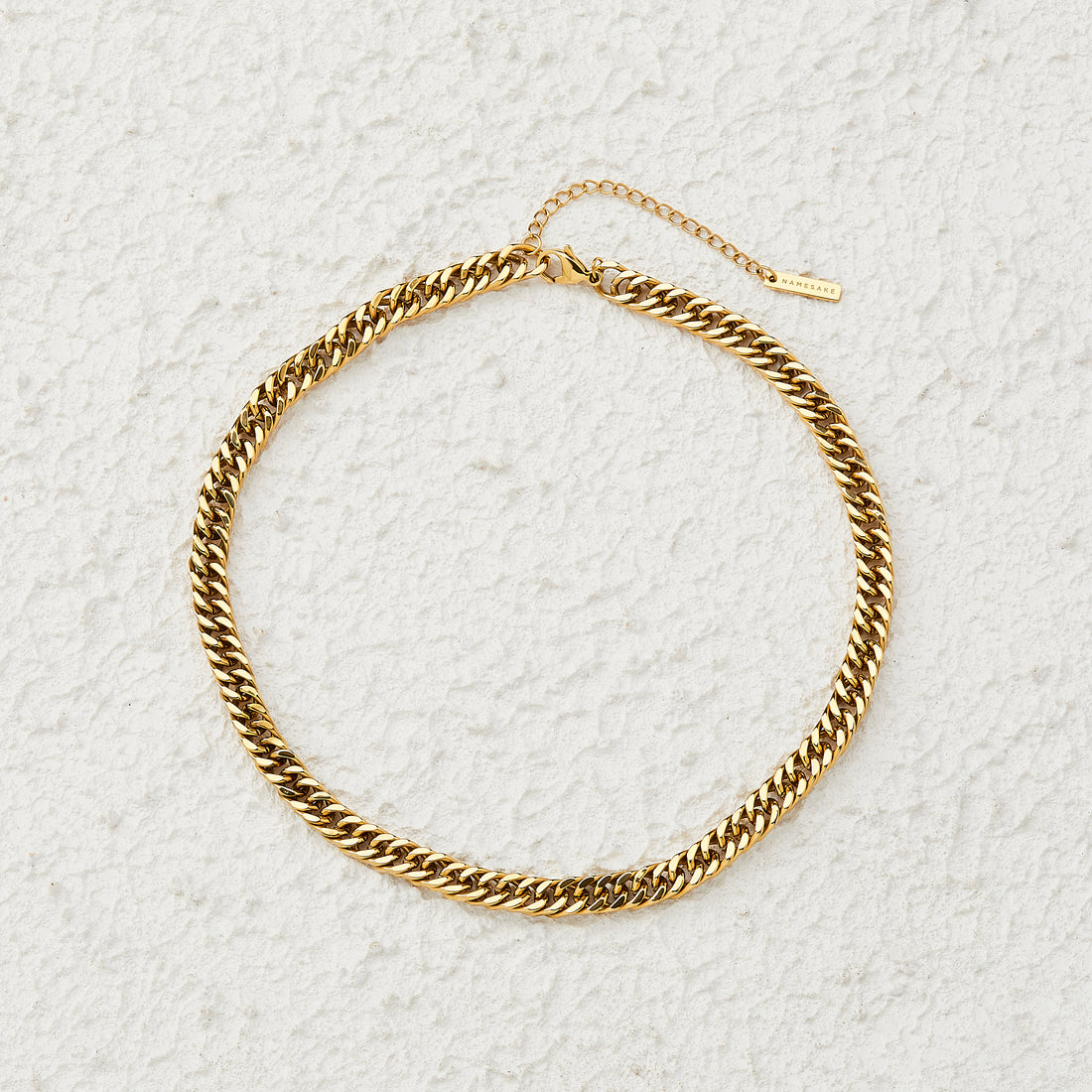 BONITA CUBAN NECKLACE | GOLD | 35CM